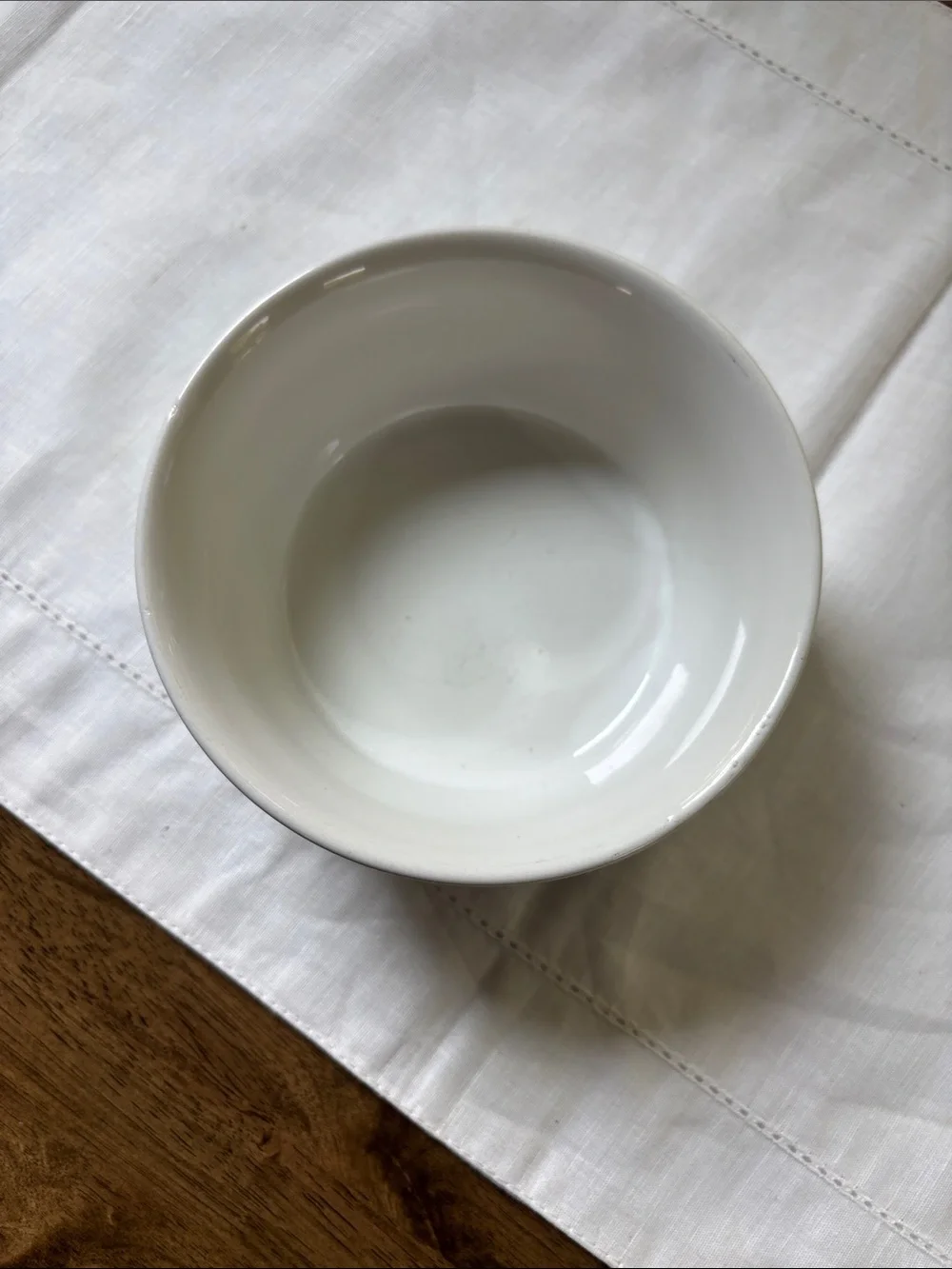 Vintage 1985 Chicken Soup Bowl 6” Blue & White Ceramic